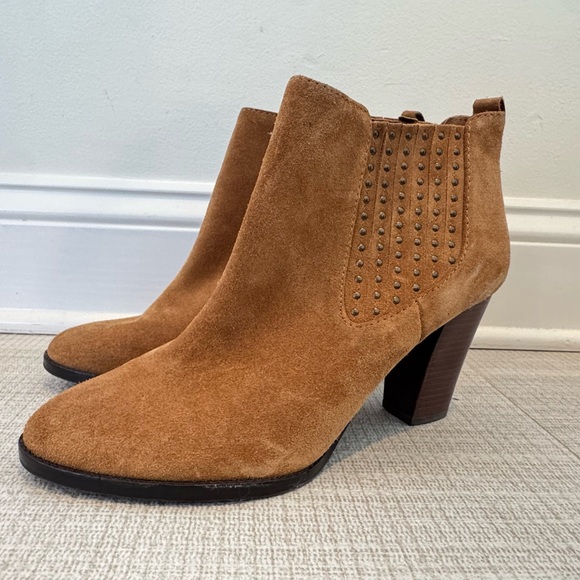ANTONIO MELANI Tan Ankle Booties - Picture 3 of 8